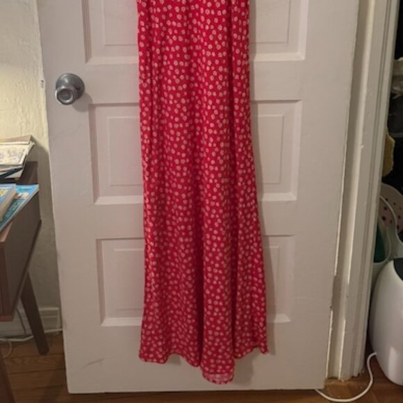 Gap Red & White Floral Slip Dress Size XS - Picture 2 of 3